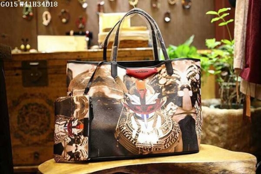 ジバンシー コピー バッグ GIVENCHY 2014秋冬新作 オシャレ プリント 柄 通勤 通学 レディース トートバッグ G015-34