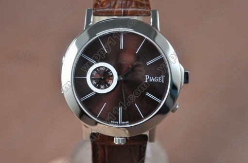 ピアジェPiaget Double sided SS/LE Brown/Silver Dial Swiss Quartz 600クオーツ