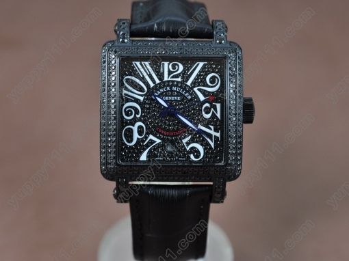 フランクミューラーFranck Muller Conquistador Ladies PVD/LE Diam Bezel and Dial Swiss Quartzクオーツ