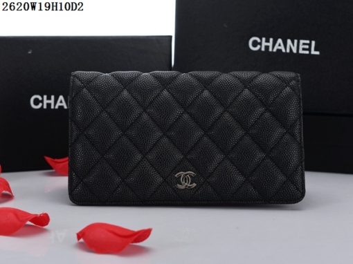 2024春夏新作 シャネルコピー 財布 CHANEL 高品質 キャビアスキン レディース 財布 コインケース 26110