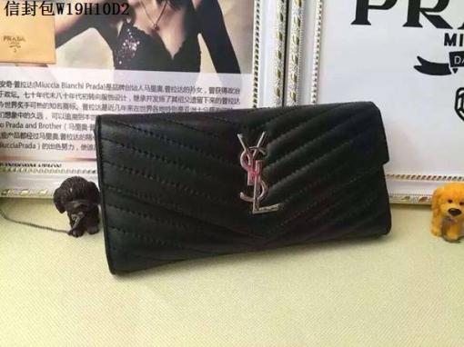 サンローランコピー 財布 2024秋冬新作 Yves Saint Laurent レディース 封筒型 二つ折長財布 yslwallet160902-4