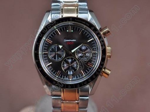 オメガOmega Speedmaster Auto 21J Black自動巻き