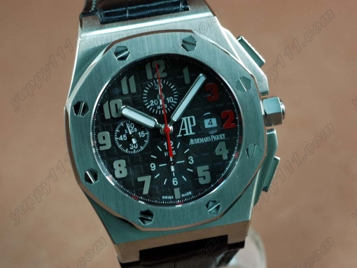 オーデマ・ピゲAudemars Piguet Shaq P Neal Limited ED SS/LE Black Sub 7750自動巻き