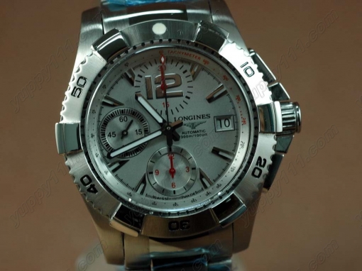 ロンジンLongines Hydroconquest V SS/SS Grey A-7750自動巻き