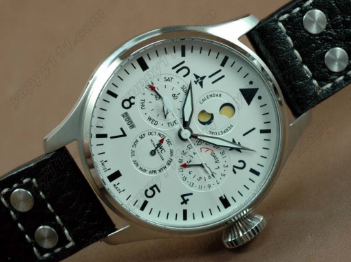 IWC Big Pilot Perpetual Calender SS/LE White Asian Auto 23J自動卷き