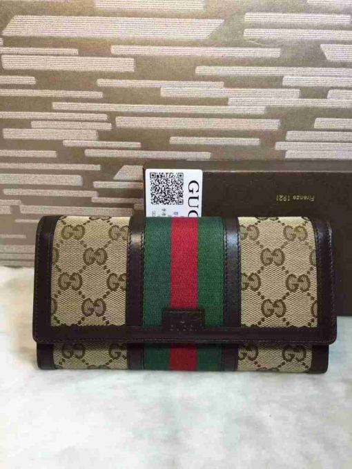 グッチコピー 財布 GUCCI 2024秋冬新作 レディース 上質で 二つ折り長財布 409440-1