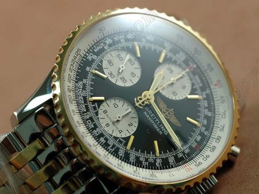 ブライトリングBreitling TT Navitimer Serie Speciale Black Dial Chronos自動巻き