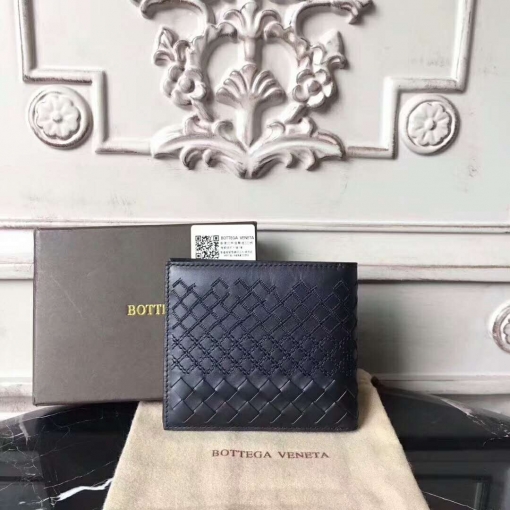 偽物ボッテガヴェネタ 財布 BOTTEGA VENETA 2024新作 刺しゅう 編み込み 二つ折り財布 bv88307-5