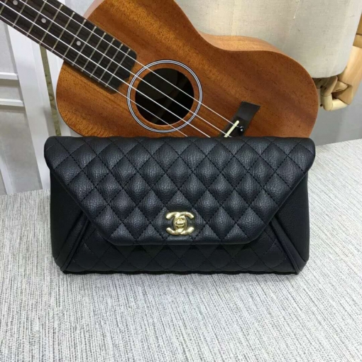 偽物シャネル バッグ 2024新作 CHANEL 菱格 かぶせ式 クラッチバッグ ゴールド金具 98558-5