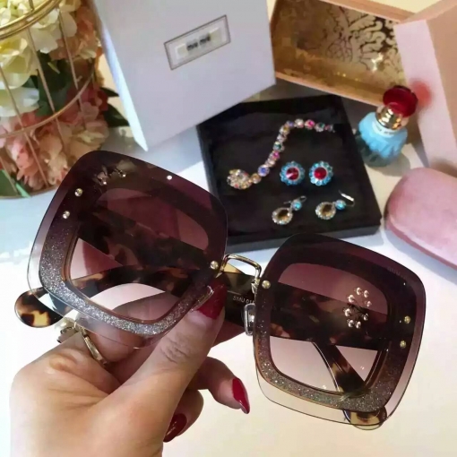 新品 ミュウミュウコピー サングラス 2024春夏新作 MIUMIU レディース UVカット 眼鏡 mmglass160605-8