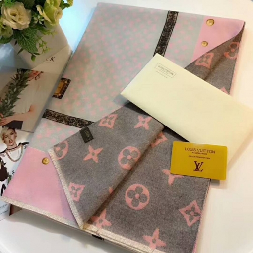 偽物ルイヴィトン スカーフ 2024新作LOUIS VUITTON 高貴の気質 ウール スカーフ lvwj17110880-12