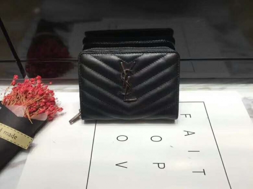 サンローランコピー 財布 Saint Laurent 2024新作 ラウンドファスナー財布 358090