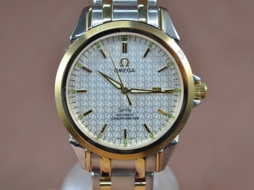 オメガOmega Deville TT White Dial Swiss Eta 2834-2自動巻き