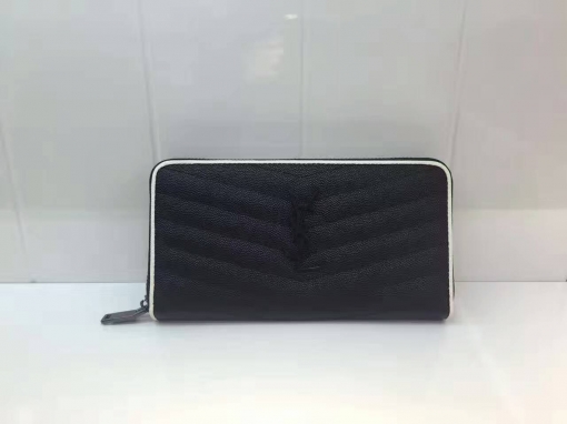 2017美品 サンローランコピー 財布 Yves Saint Laurent レディース ラウンドファスナー長財布 358094-7