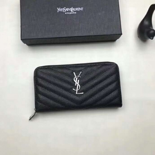 サンローラン偽物 財布 Saint Laurent ラウンドファスナー長財布 358094