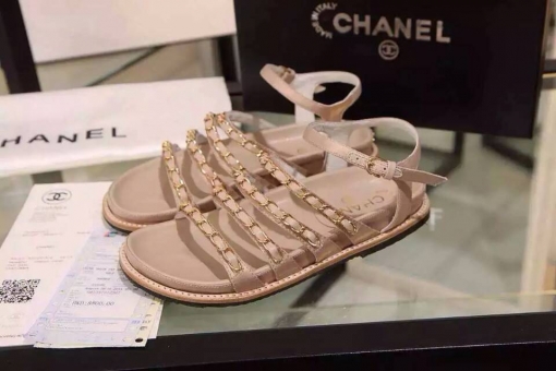 シャネルコピー 靴 2024春夏新作 CHANEL レディース サンダル フラットシューズ chshoes150608-2