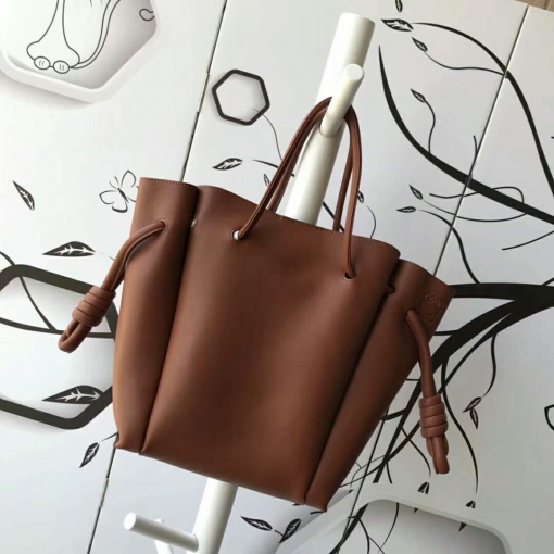 ロエベバッグコピー LOEWE 2024新作 高品質 Flanenco フラメンコノットトートスモールバッグ lw190124p88-5