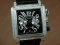 フランクミュラー Franck Muller Watches Conquistador Bezel Diamond SS Case Black Dial with Black Strap Japan Automatic