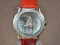 ショパールHappy Sports Animal Kingdom RG/LE Diam White Dial Swiss クォーツ