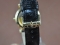 ピアジェPiaget Genuine 18K YG Plated, Inlaid Real Diamond with Black Leatherクオーツ