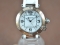 カルティエCartier Pasha 37mm Swiss Quartz TT/RU White Dialクォーツ