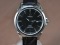 オメガOmega Deville SS Black Dial Leather Strap Swiss Eta 2834-2自動巻き