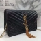 偽物サンローラン バッグ 2024新作 Yves Saint Laurent フリンジ チェーンショルダーバッグ ysl5051