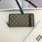 グッチ財布コピー GUCCI 2024新作 ウェブリボン PVC BEG 総柄 長財布 291105