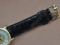 ピアジェPiaget Genuine 18K YG Plated, Inlaid Real Diamond with Black Leatherクオーツ