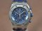 オーデマピゲAudemars Piguet Royal Oak Chrono SS/LE Blue dial A-7750自動巻き