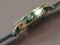 ピアジェPiaget Genuine 18K YG Plated, Inlaid Real Diamond with Black Leatherクオーツ