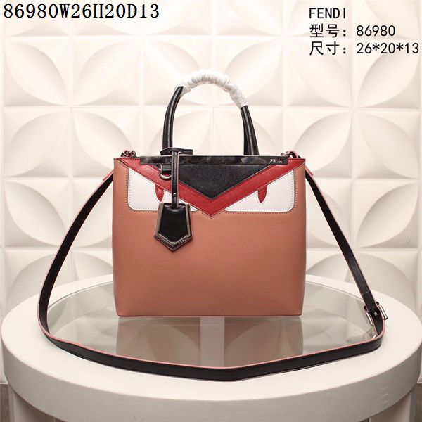 フェンディコピーバッグ 2024春夏新作 FENDI 可愛いお モンスターバッグ レディース ハンドバッグ 2WAY 86980-3