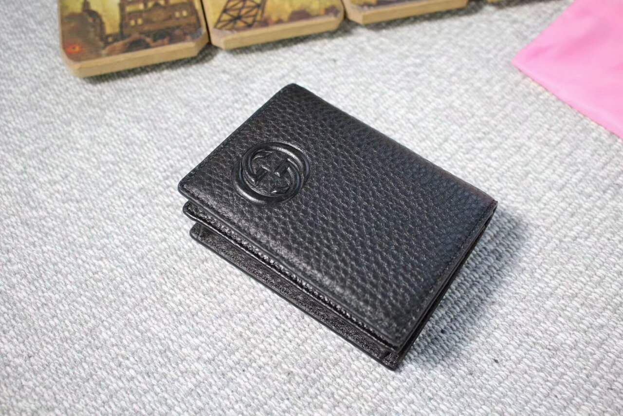 偽物グッチ 財布 2025新作GUCCI シンプル 二つ折り財布 小銭財布 410122-2