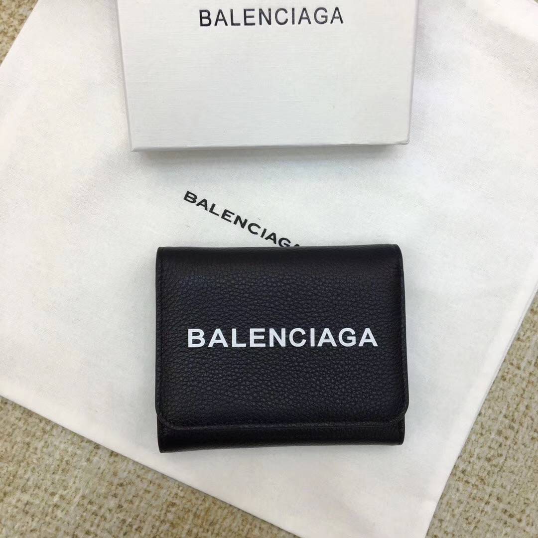 偽物バレンシアガ 財布 BALENCIAGA 2025新作 ボックスカーフ 三つ折り財布 blqb17122p16-1