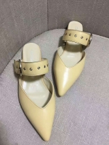 ディオールコピー 靴 DIOR 2025新作 ポインテッドトゥ ぺたんこサンダル drx1771523-2