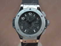 ウブロHublot Big Bang 44mm SS/RU Black dial Asia自動巻き
