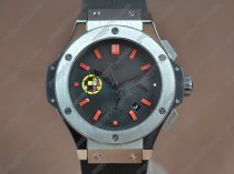 ウブロHublot Big Bang 44mm SS/RU Black dial Asia自動巻き