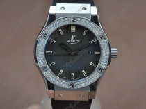 ウブロHublot Big Bang 45mm SS/Dam/RU Black Asia Eta 2824-2 Auto自動巻き