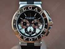 ブルガリBvlgari Diagono Aluminium Chrono os20クオーツストップウオッチ