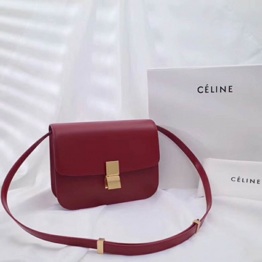 セリーヌコピー バッグ CELINE クラシック ミディアム ボックスカーフスキン ハンドバッグ 164173