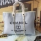 シャネルコピー バッグ CHANEL 2024春夏新品 レディース キャンバス トートバッグ ショルダーバッグ 1005-4